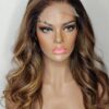 Perruque blonde cheveux humains